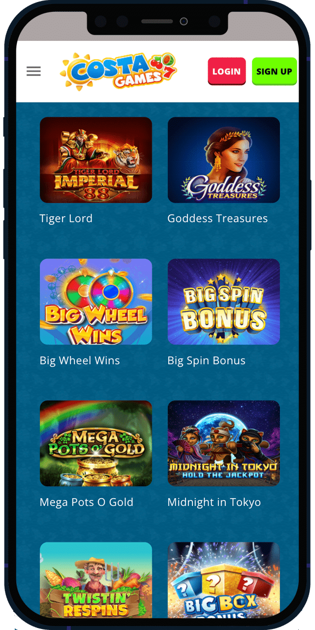 Costa Games Casino screenshot