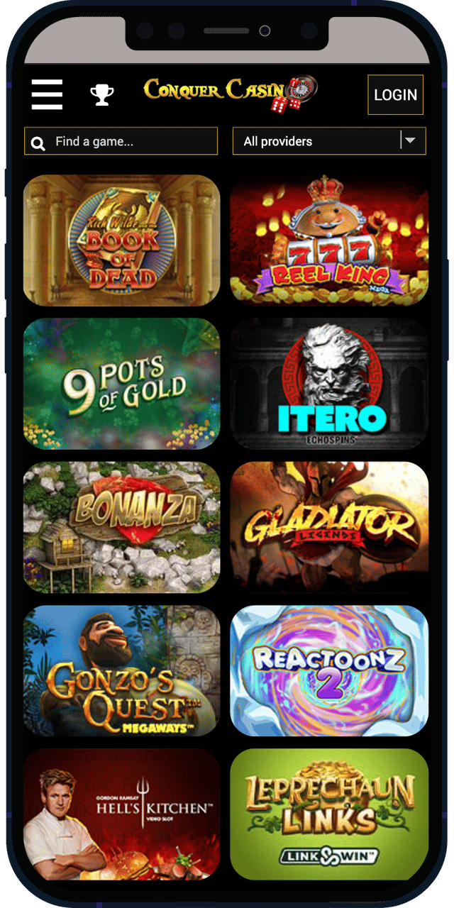 Conquer Casino screenshot