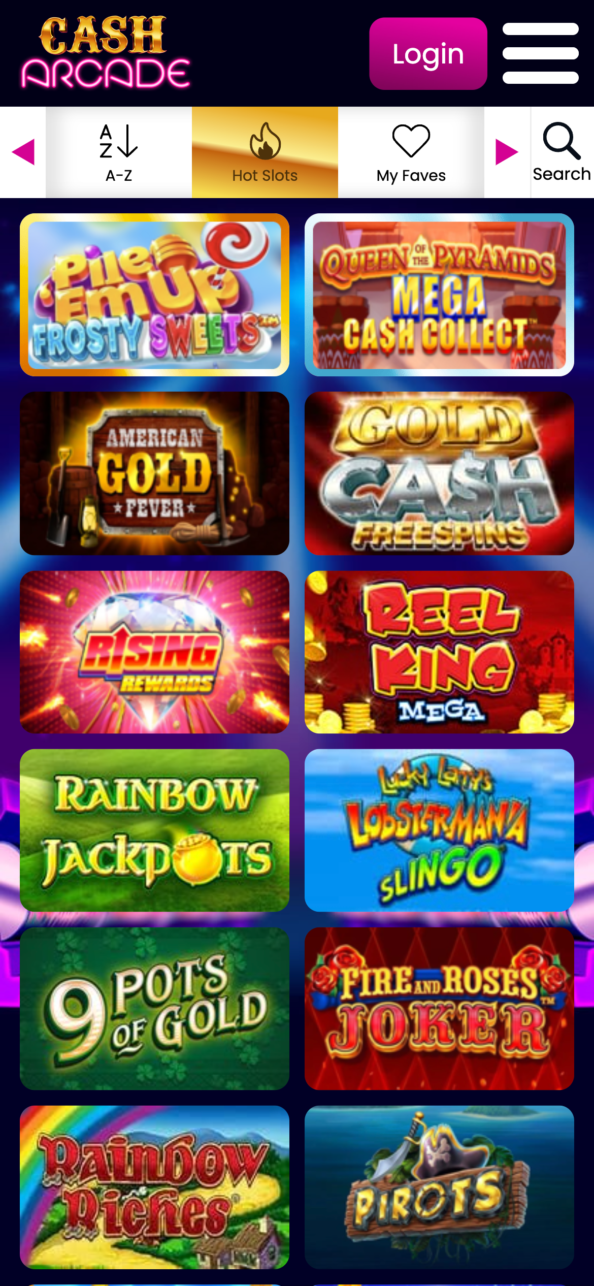 Cash Arcade Casino screenshot