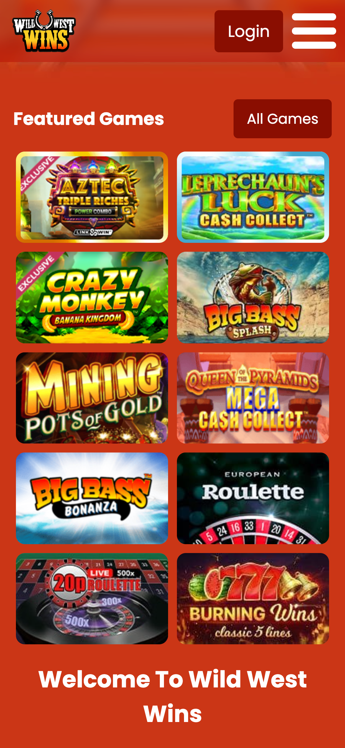Wild West Wins Casino screenshot
