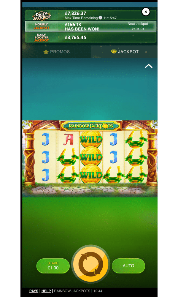 Rainbow Jackpots Screenshot